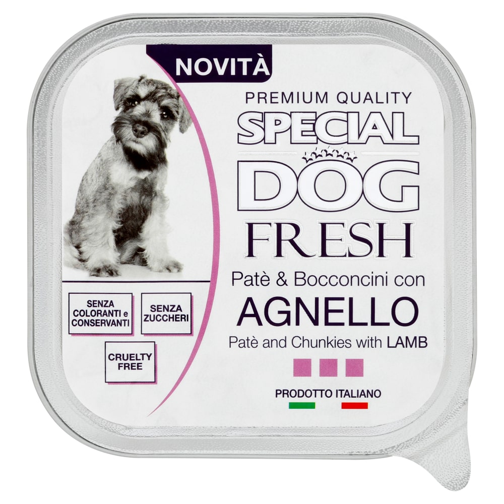 SPECIAL DOG FRESH 150G PATE' & BOCCONCINI AGNELLO