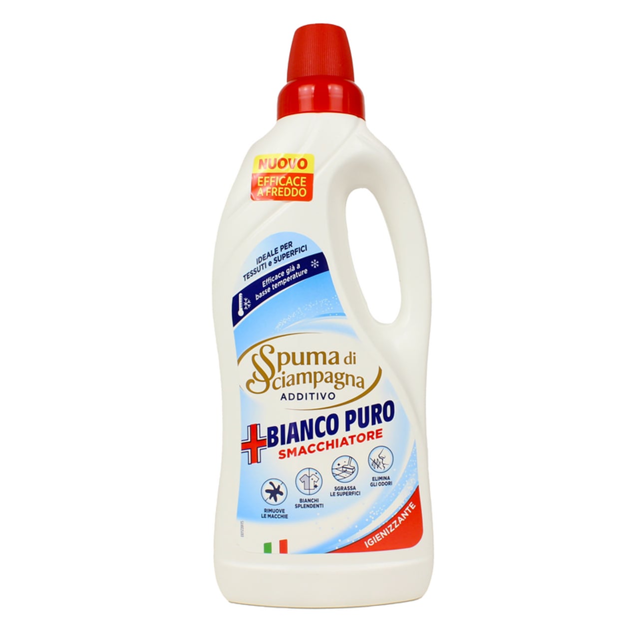 SPUMA DI SCIAMPAGNA ADDITIVO 900ML BIANCO PURO SMACCHIATORE IGIENIZZANTE