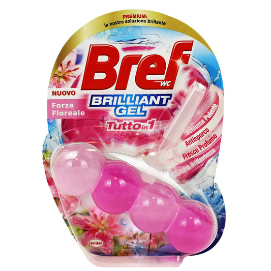 BREF WC TAVOLETTA BRILLIANT GEL TUTTO IN 1 FORZA FLOREALE 42G