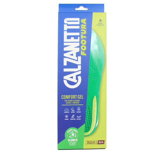 EBANO CALZANETTO SOLETTA FOOTURA COMFORT GEL UOMO TAGLIA L 38-45