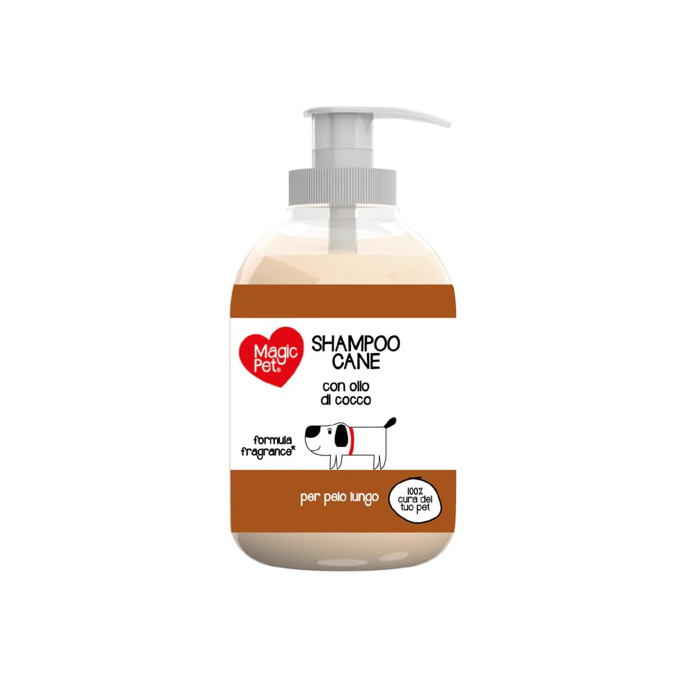 MAGIC PET SHAMPOO CANE 300ML PELO LUNGO OLIO DI COCCO