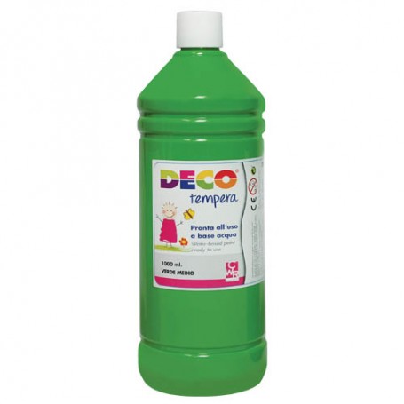 CWR DECO TEMPERA 1000ML VERDE BRILLANTE