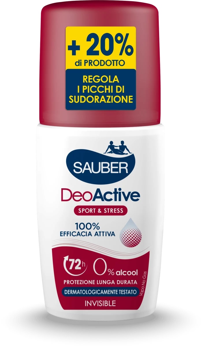 SAUBER DEO VAPO 90ML DEOACTIVE SPORT&STRESS 72H