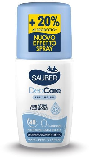 SAUBER DEO VAPO 90ML DEOCARE PELLI SENSIBILI 48H