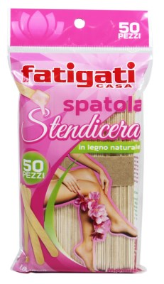 SETABLU SPATOLA SPANDICERA IN LEGNO NATURALE 50PZ