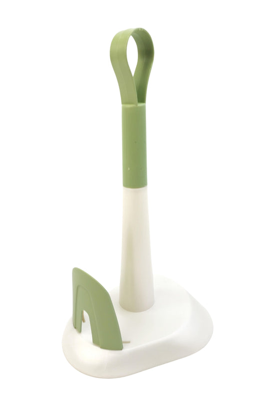 ECOPLAST PORTA ROTOLO TULIPANO BIANCO PERLA/VERDE SCURO