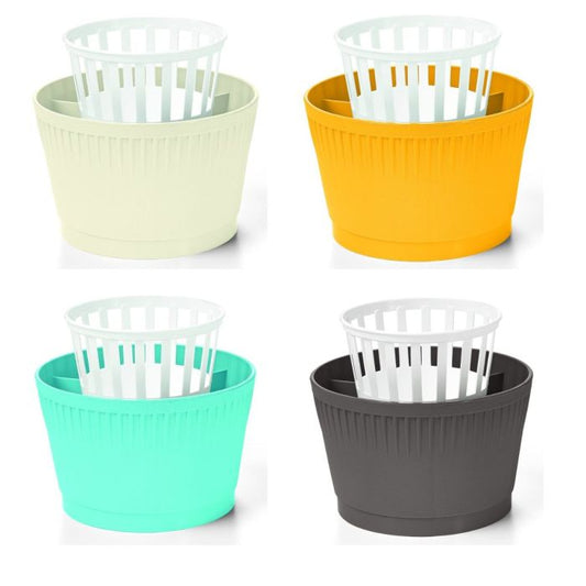 BLIM VECA SCOLAPOSATE IN PLASTICA TONDO CM.13 COLORI ASSORTITI