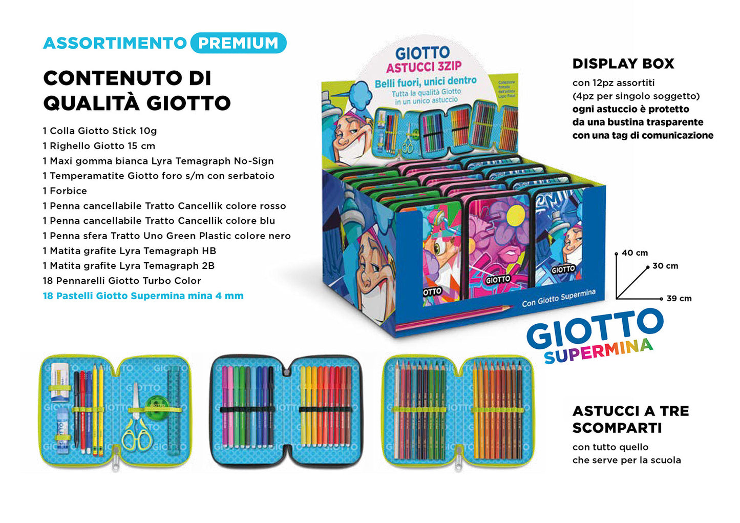 FILA YOUNG STREET ASTUCCIO 3 ZIP SUPERMINA COMPLETO