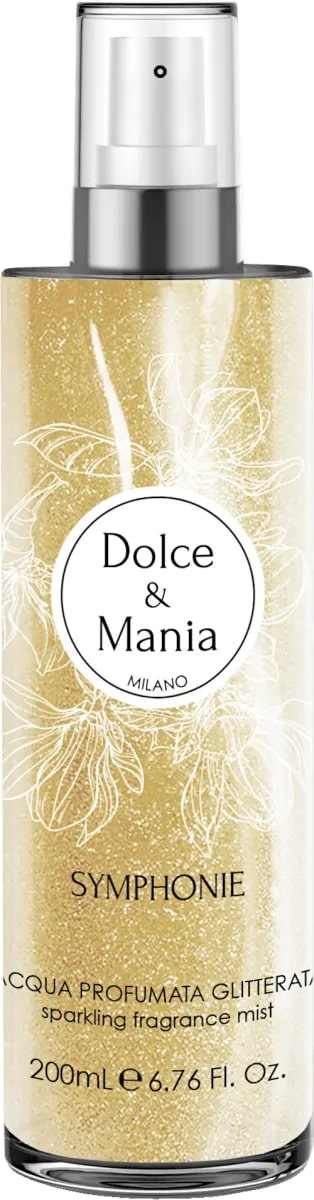 DOLCE & MANIA MILANO ACQUA PROFUMATA GLITTERATA 200ML SYMPHONIE