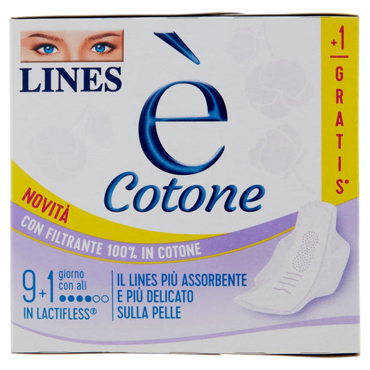 LINES è COTONE GIORNO CON ALI X9+1