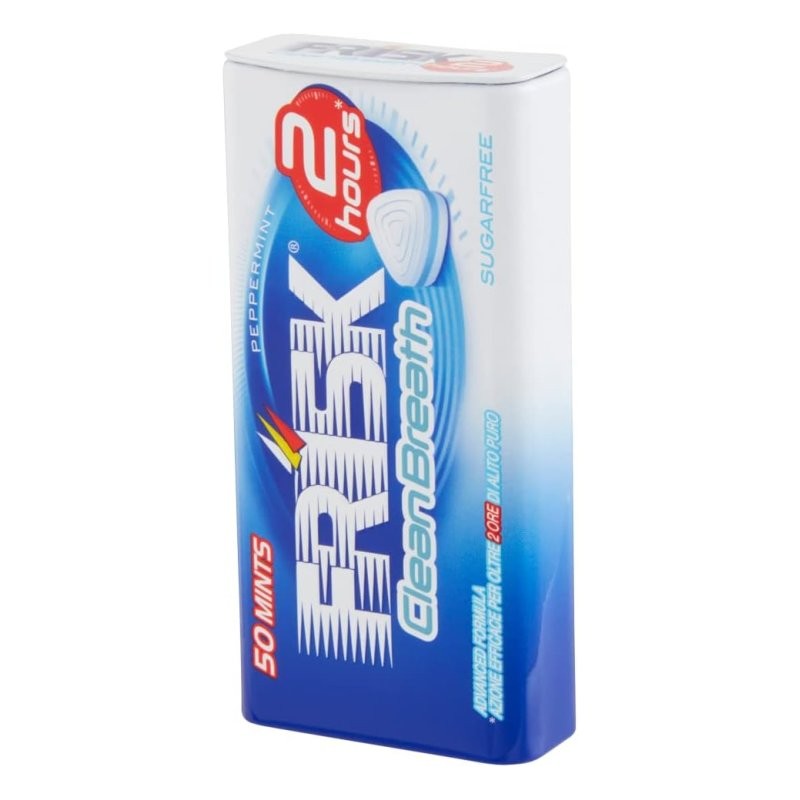 FRISK CLEAN BREATH PEPPERMINT 50 MINTS 35G