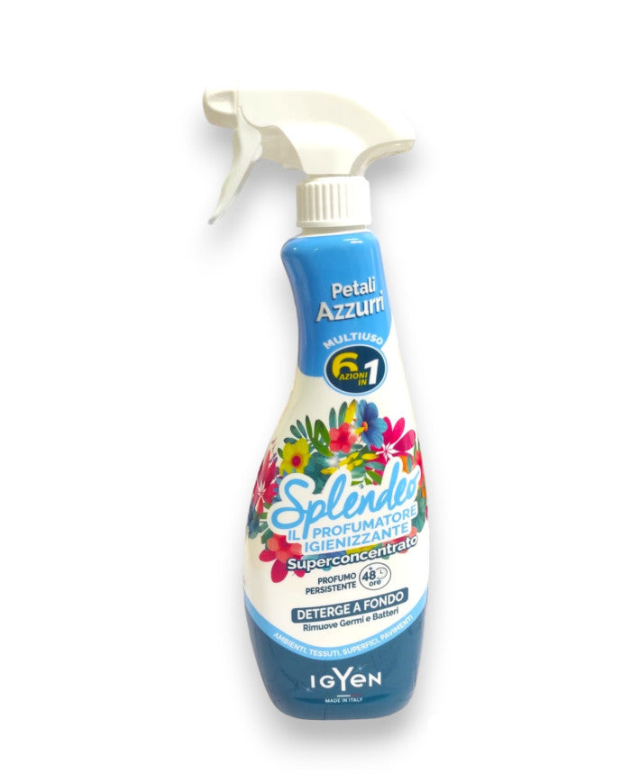 SPLENDEO PROFUMATORE IGIENIZZANTE 6IN1 750ML PETALI AZZURRI
