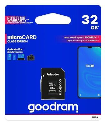 GOODRAM MICRO SD 32GB 100MB/S