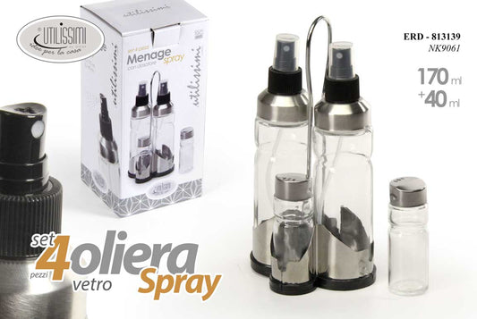 GICOS SET MENAGE 4PZ CON DOSATORE SPRAY 2X170ML + 2X40ML
