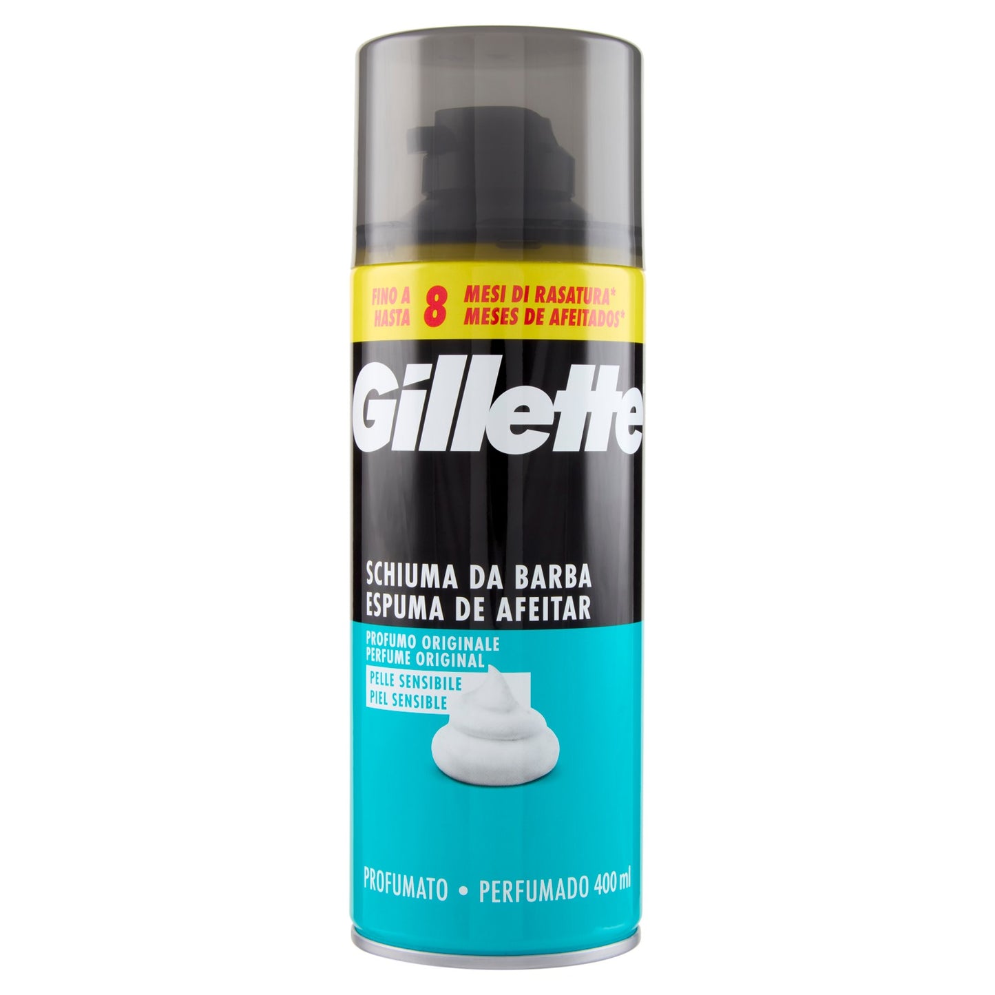 GILLETTE SCHIUMA DA BARBA 400ML PELLE SENSIBILE