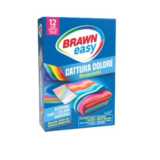 BRAWN EASY CATTURA COLORE 12 PANNI LAVATRICE