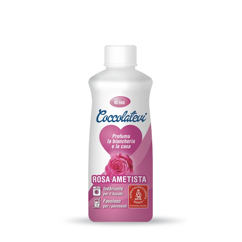 COCCOLATEVI PROFUMA LA BIANCHERIA E LA CASA 250ML 40 DOSI ROSA AMETISTA