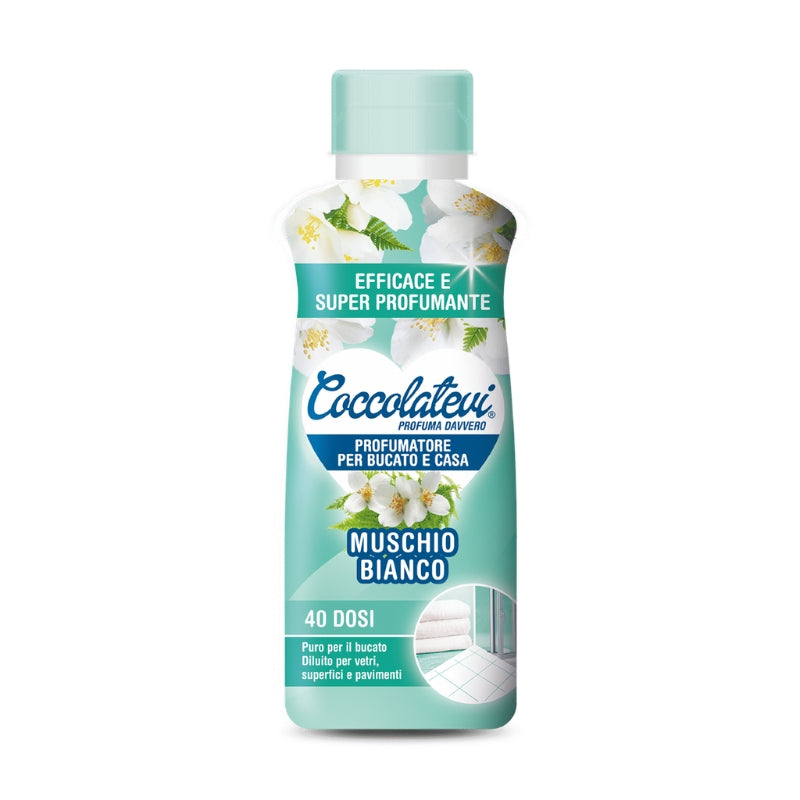 COCCOLATEVI PROFUMATORE PER BUCATO E CASA 250ML 40 DOSI MUSCHIO BIANCO