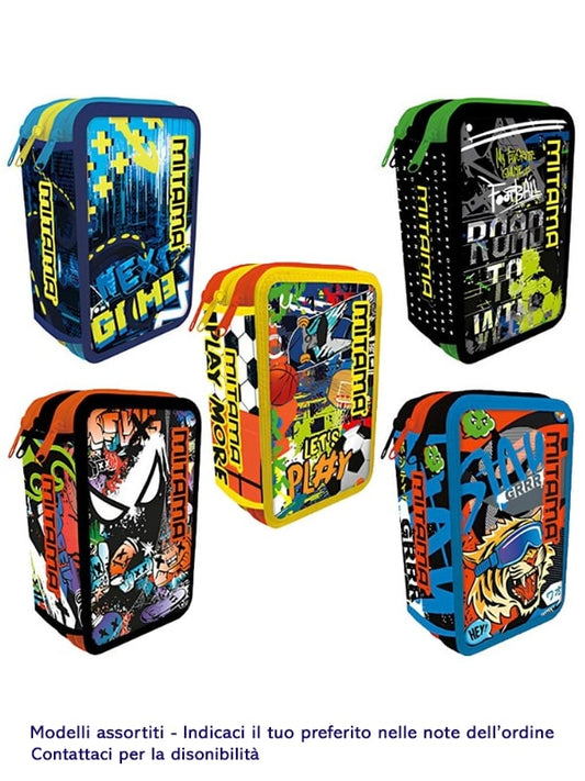 MITAMA ASTUCCIO 3 ZIP 47PZ TRIPLO BOY/GIRL ASSORTITO