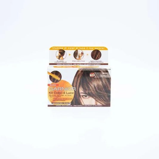 GARNIER KIT COLPI DI LUCE KIT 4 PER CAPELLI COLORATI O NATURALI CASTANO