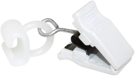 PINZETTA PLASTICA GIREVOLE PESANTE PER TENDA 1PZ ART.20002