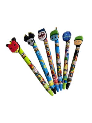 TINTA UNITA STUMBLE GUYS PENNA CANCELLABILE A SCATTO BLU ASSORTITA