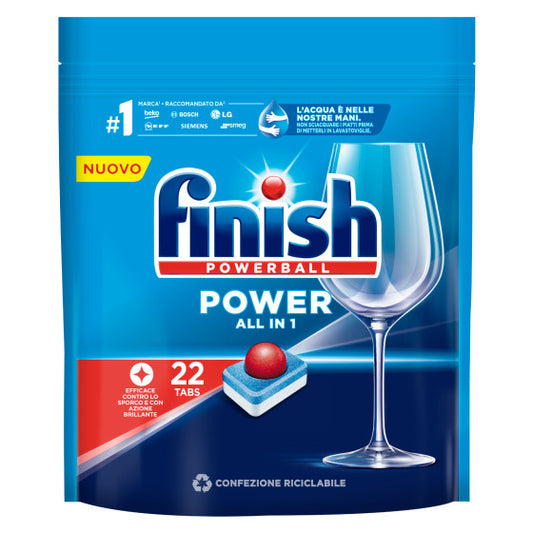 FINISH POWERBALL POWER ALL IN 1 X22 TABS AZIONE SGRASSANTE