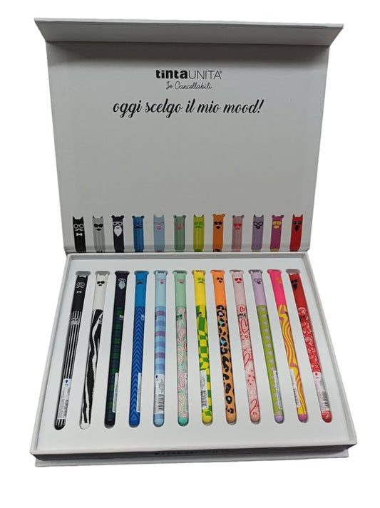 TINTA UNITA FASHION PEN LE CANCELLABILI MAGNETIC BOX 12 PENNE