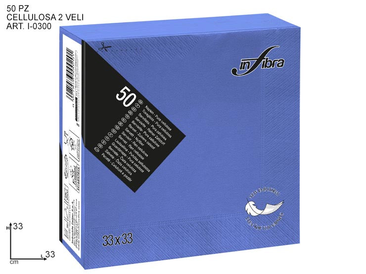 CELTEX INFIBRA 50 TOVAGLIOLI NEW EMBOSSING 33X33 2 VELI BLU