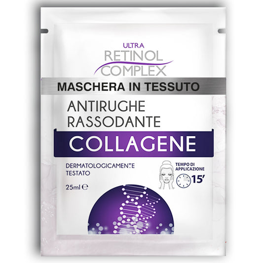 ULTRA RETINOL COMPLEX MASCHERA IN TESSUTO ANTIRUGHE RASSODANTE COLLAGENE 25ML