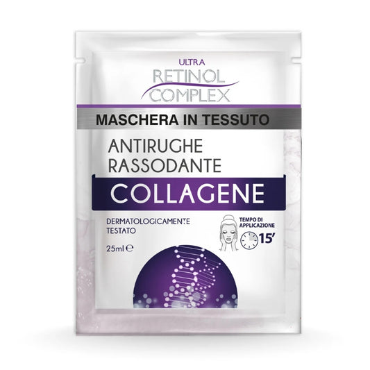 ULTRA RETINOL COMPLEX MASCHERA IN TESSUTO ANTIRUGHE RASSODANTE COLLAGENE 25ML
