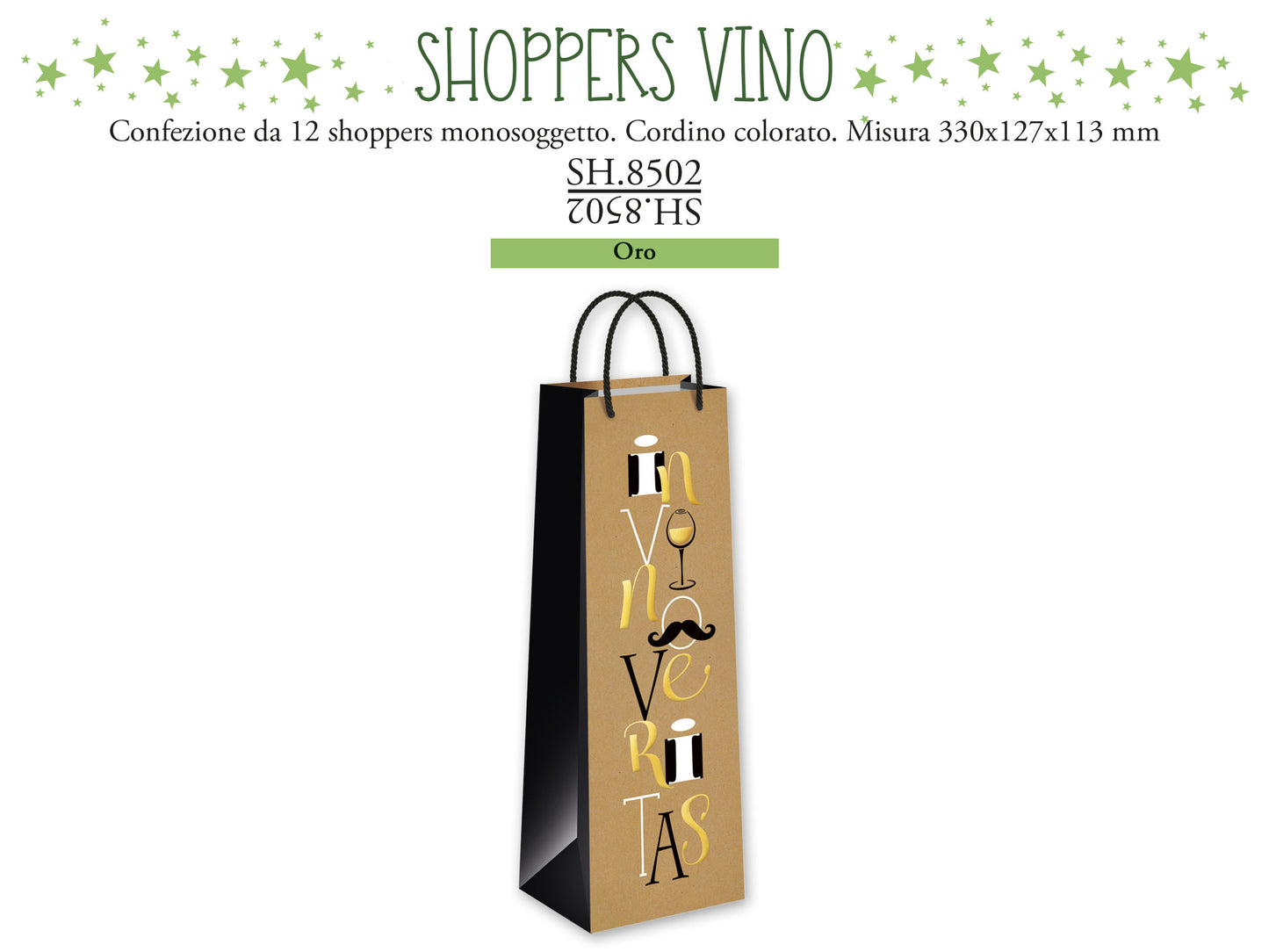CROMO NB SHOPPER REGALO VINO SH.8502