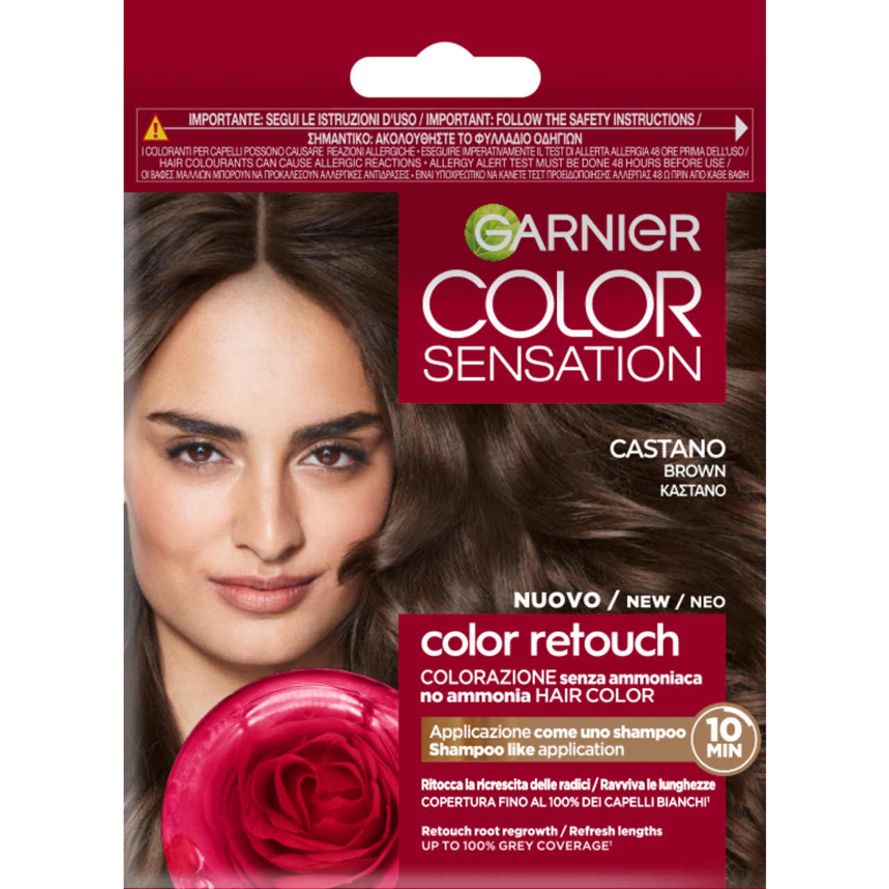 GARNIER COLOR SENSATION COLOR RETOUCH 4.0 CASTANO