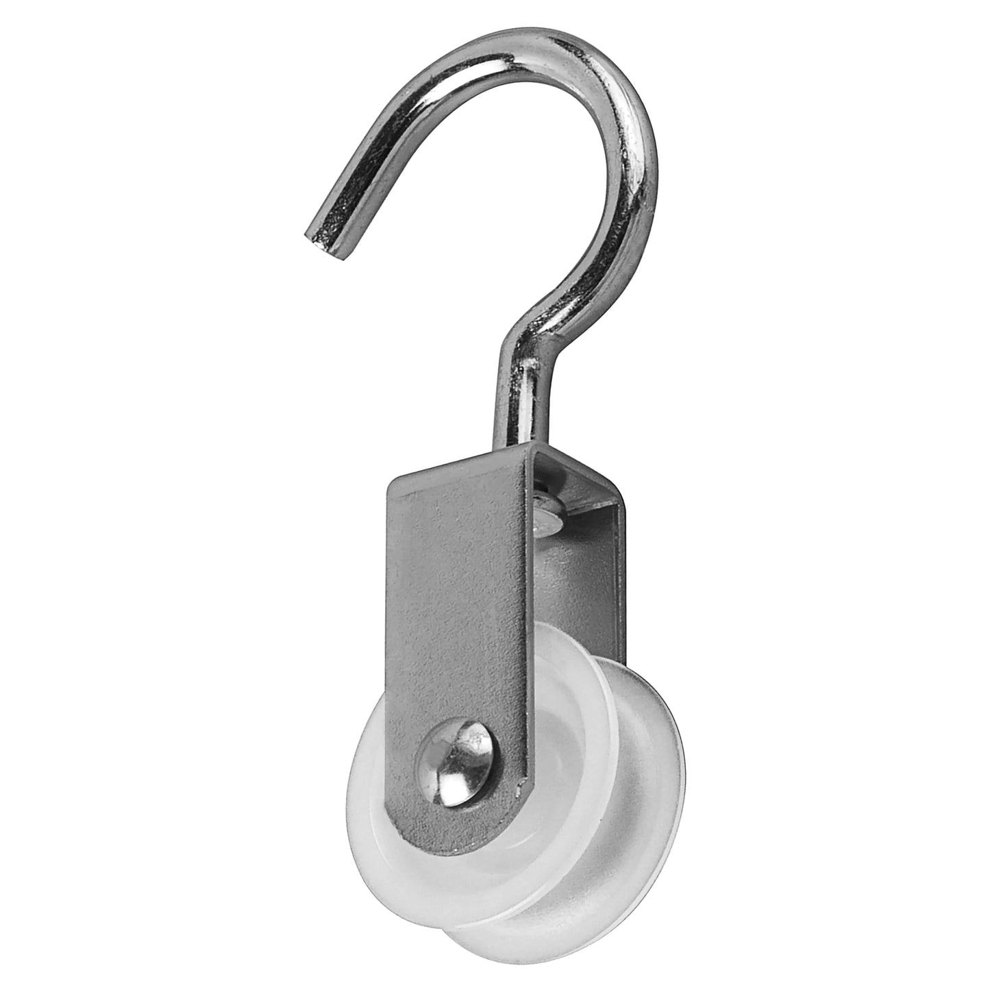 CARRUCOLA NYLON MM40 GANCIO GIREVOLE