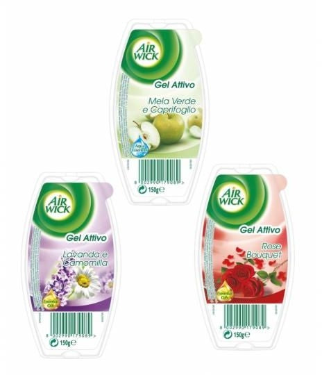 AIR WICK GEL ATTIVO DEO AMBIENTE 150G ASSORTITO