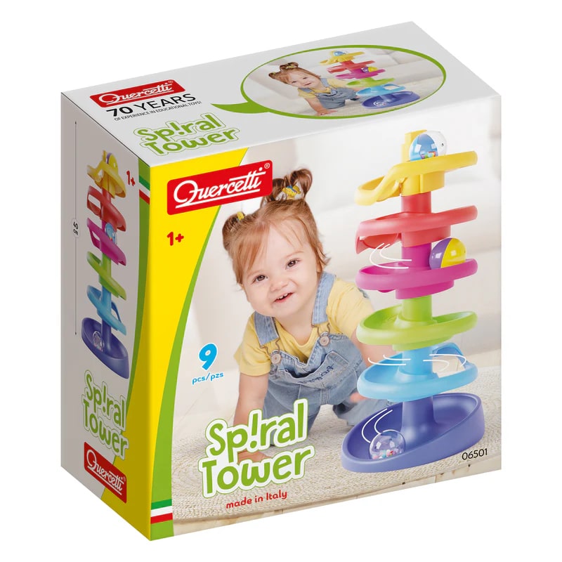 QUERCETTI GIOCO SPIRAL TOWER 9PZ 1+