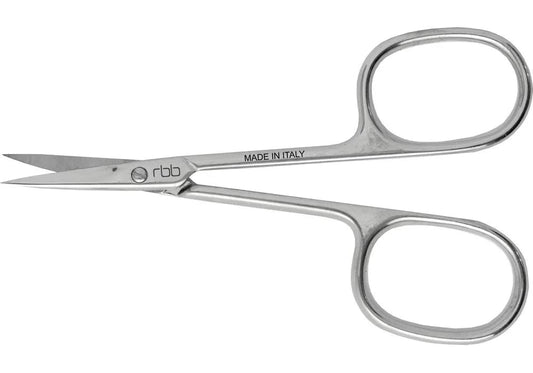 RBB FORBICE PELLE PUNTA CURVA 3,5" ACCIAIO AL CARBONIO C50