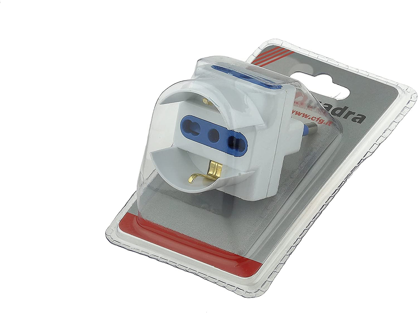 CFG LUCEQUADRA ADATTATORE TRIPLO+ SCHUKO 16A
