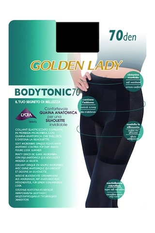 GOLDEN LADY COLLANT BODYTONIC 70DEN NERO 5-XL