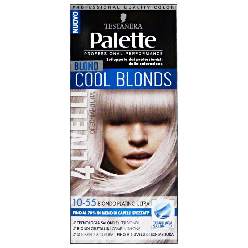 TESTANERA PALETTE TINTA COOL BLONDS 10-55 BIONDO PLATINO ULTRA