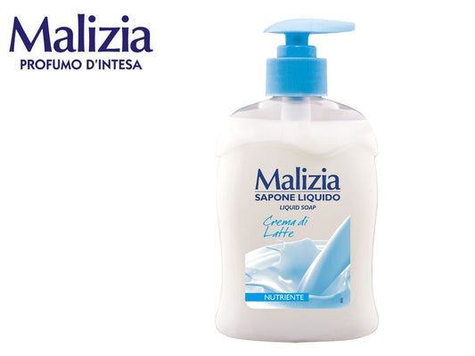 MALIZIA SAPONE LIQUIDO 300ML CREMA DI LATTE NUTRIENTE