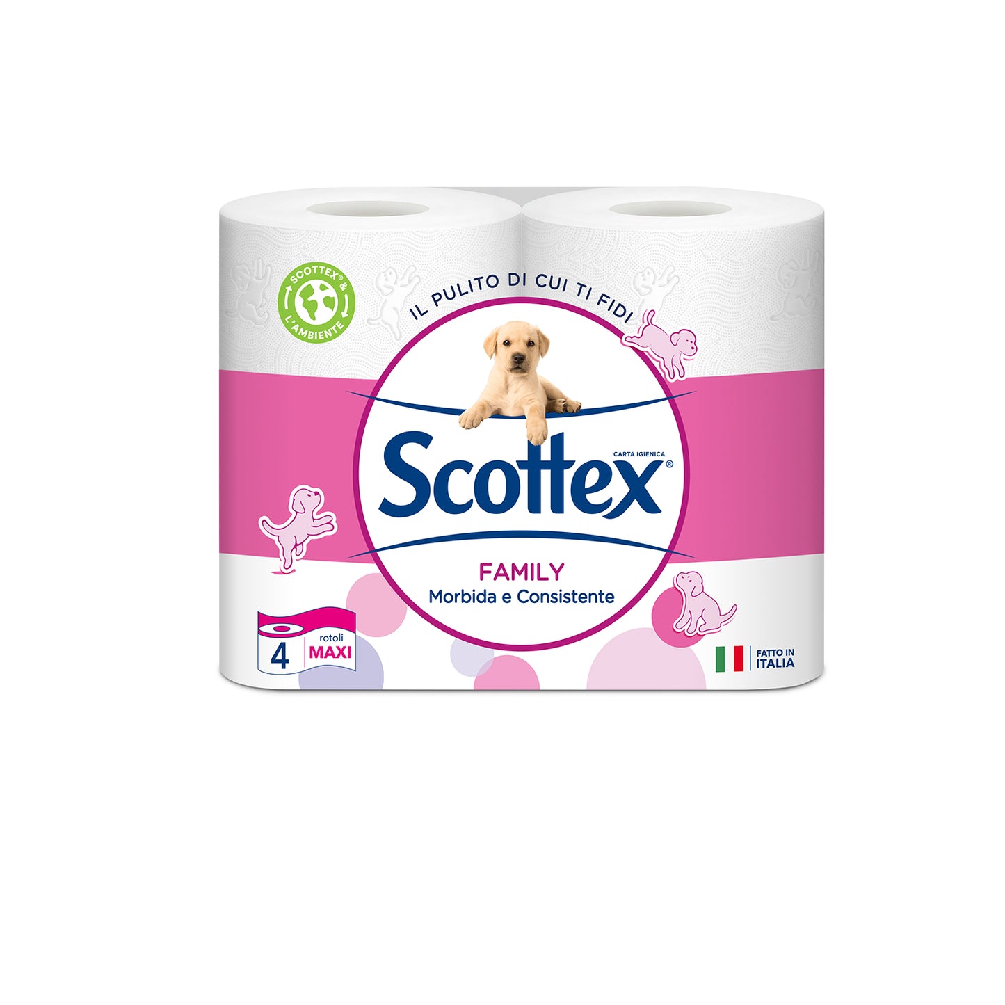 SCOTTEX CARTA IGIENICA FAMILY 4 ROTOLI MAXI