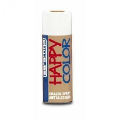 SARATOGA HAPPY COLOR SMALTO SPRAY ARGENTO 400ML