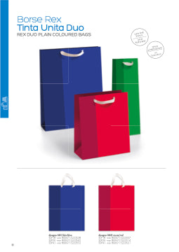 REX SHOPPER REGALO MANICO TESSUTO PER BOTTIGLIA