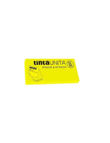 TINTA UNITA DESK STACCA & ATTACCA MEMO NEON COLORS 300 FOGLIETTI 40MM X 50MM