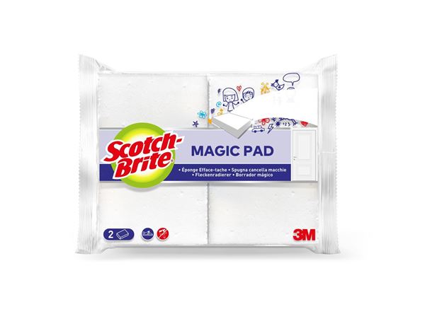 SCOTCH BRITE MAGIC PAD SPUGNA CANCELLA MACCHIE 2PZ
