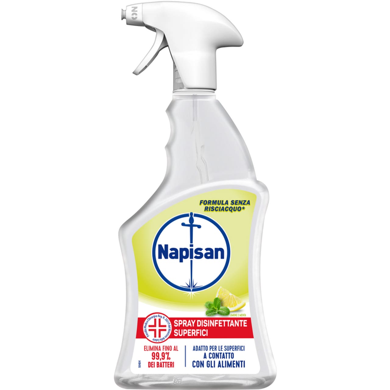 NAPISAN SPRAY IGIENIZZANTE 740ML SUPERFICI LIMONE E MENTA
