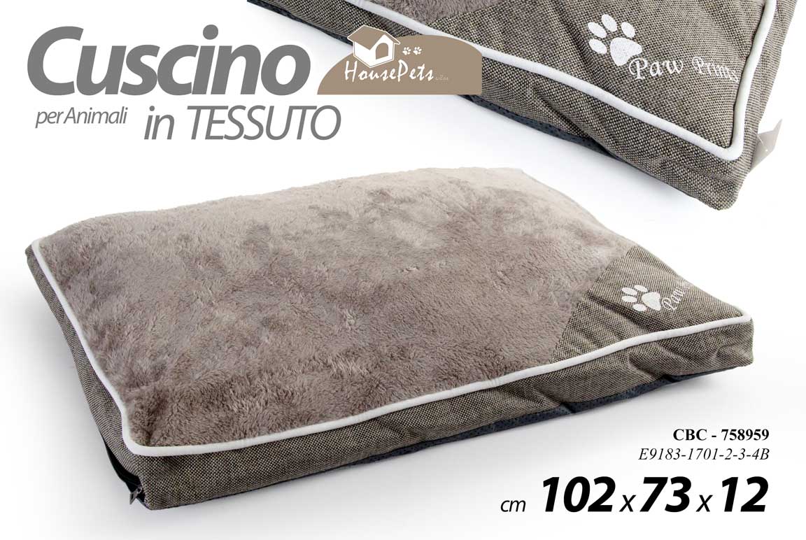 GICOS CUSCINO IN TESSUTO PER ANIMALI CM.102X73X12