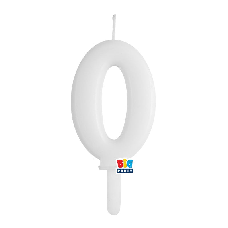 BIG PARTY CANDELA TINY PLUMP BIANCO 0 CM.7