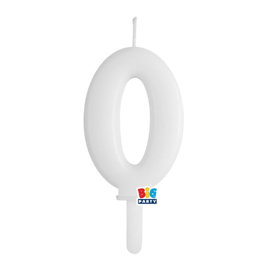 BIG PARTY CANDELA TINY PLUMP BIANCO 0 CM.7